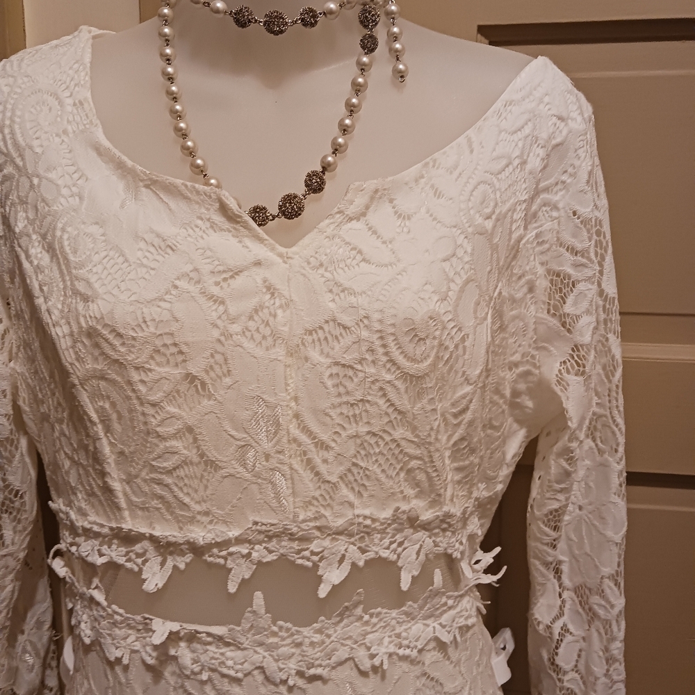 White Lace Dress / Gown
